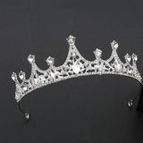 CELEBRITY STYLE BRIDAL CROWN WEDDING ACCESSORIES_CWMM2028