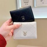 Cute Quilted Bear 3-Fold Wallet Ins_Cwab06257