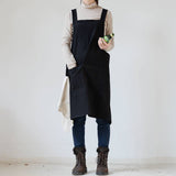 SIMPLE GARDENING COTTON LINEN WITH POCKETS VINTAGE_CWMM3301