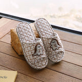 THICK COTTON COUPLE SLIPPERS WITH NON SLIP SOLE_CWSHF0182
