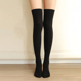 SIMPLE WOMENS COTTON LONG SOCKS_CWMS117