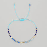 GRADIENT COLOR CRYSTAL FLAT BEAD BRACELET_CWMM3816