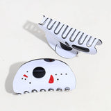 HALLOWEEN SIMPLE FUNNY SKULL HAIR CLIP_CWAHA2326
