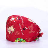 SURGICAL CAP PRINTED COTTON HAT NURSE CAP_CWAH3329