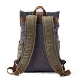 MENS VINTAGE CANVAS TRAVEL HIKING BACKPACK_CWAB5553