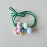 COLORFUL BEAR RUBBER BAND HAIR TIE_CWAHA1839