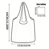 Waterproof Oxford Cloth Folding Shopping Bag_Cwab3458