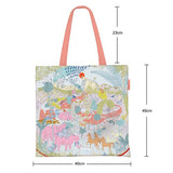 STUDENT CANVAS TOTE BAG SPACIOUS DESIGN_CWAB5138