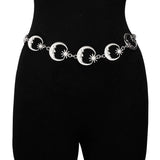 METAL SUNFLOWER WAIST CHAIN BODY CHAIN_CWMM0650