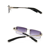 MODERN RETRO SQUARE FRAME NARROW SUNGLASSES_CWASG0435