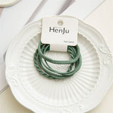 4PCS BRAIDED ELASTIC HAIR TIES SET FOR WOMEN_CWAHA0334