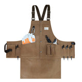 Cwmm1823_Thickened Canvas Multifunctional Pocket Work Apron