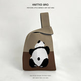 Cartoon Animal Series Knitted Handbag_Cwab2372