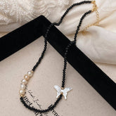 HOT GIRL STYLE BUTTERFLY BEADED NECKLACE FOR WOMEN_CWAJE3069