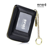 KEYCHAIN GENUINE LEATHER MULTIFUNCTIONA CARD HOLDER_CWAB3833