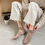 SOLID COLOR COTTON SPORTS BREATHABLE SOCKS FOR MEN_CWMS2014