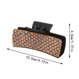 Retro Western Cowboy Faux Leather Hair Claw Clip_Cwaha07437