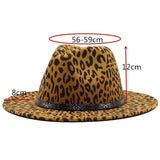 FASHIONABLE LEOPARD PATTERN FAUX WOOL HAT_CWAH2548