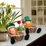St. Patricks Day Party Gnome With Basket Doll_Cwmm3438