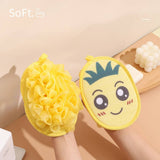 BATH POUF 2 IN 1 SOFT AND NON FRAGILE BATH BALL_CWMM3329