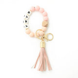 SILICONE BEAD BRACELET KEYCHAIN FOR WOMEN_CWMM7005