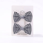 GIRLS PLAID LACE HAIR CLIPS DAILY PRINCESS_CWAHA6738