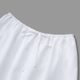 HIGH WAIST ELASTIC MAXI SKIRT WITH ADJUSTABLELACES_CWBSS0418