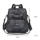 Women Backpack Fashion Leather Travel Shoulder Bags_Cwab0730