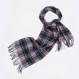 100% WOOL PLAID SCARF UNISEX WARM WINTER WRAP_CWASC2346