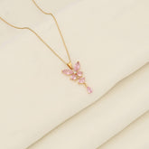 STYLISH BUTTERFLY TASSEL PENDANT NECKLACE_CWAHA0880