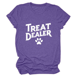 STYLISH CREW NECK SHORT SLEEVE TEE FOR WOMEN_CWDSD8365