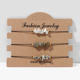 CRUSHED STONE TRIO BRAIDED BRACELET_CWAJE2103