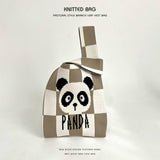 Cartoon Animal Series Knitted Handbag_Cwab2372