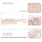GRADIENT TOOTH ACETATE HAIR COMB WIDE TOOTH COMB_CWAHA4191