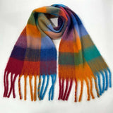 Cwasc1578_Winter Plaid Thickened Warm Scarf Shawl