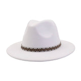 MEN WOMEN RETRO WOOL BLEND FEDORA HAT _CWAH04393