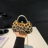 Leopard Print Fashionable Single-Shoulder Bag