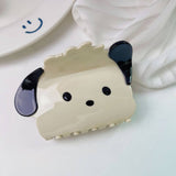 CUTE CARTOON CLOUD KITTEN HAIR CLAWS CLEAR GIRL_CWAHA1349