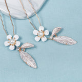 PEARL FLOWER BRIDAL HAIR ACCESSORIES SET_CWAHA2799