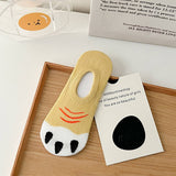 CUTE CAT PAW BOAT SOCKS SUMMER INVISIBLE SOCKS_CWMS0514