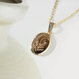DEVILS EYE OPENABLE PHOTO ALBUM NECKLACE_CWMM5532