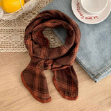 Trendy Plaid Cotton Linen Scarf Shawl_Cwasc02962
