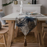 NORDIC JACQUARD TASSEL SIDEBOARD TABLECLOTH_CWMM1013