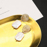 NEW HIGH END NATURAL PEARL EARRINGS FOR WOMEN_CWAJE3810