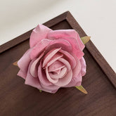 Womens Misty Rose Flower Hairpin Hair Accessories