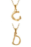 FASHION TEXTURE ALPHABET INITIAL NECKLACE_CWAJE223