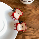 SWEET AND CUTE RED APPLE CLAW SHARK CLIP_CWAHA3968