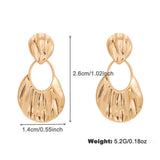 NEW UNIQUE TEXTURE NICHE EARRINGS FASHION SET_CWAJE2904