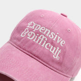 Stylish Soft Brim Baseball Cap With Letter_Cwah04608