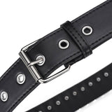 BULLET HEAD OBI PUNK STYLE LADIES PERSONALITY BELT_CWMM0763